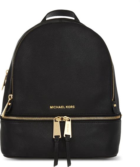 carteras michael kors originales|black leather Michael Kors backpack.